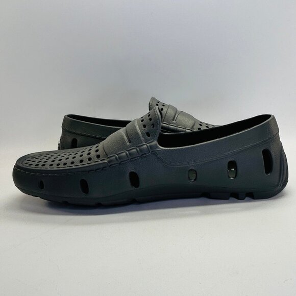 Club Room Mens Atlas Gray Perforated Driver Loafers Size 10M Slip-On Casual - Picture 6 of 12